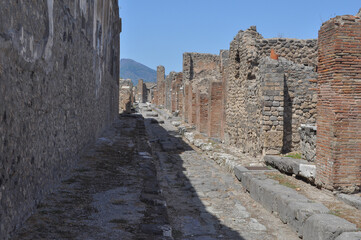 Pompeii archeological site in Pompeii