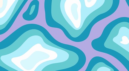 Grooovy Background. Retro Abstract Wavy Colorful