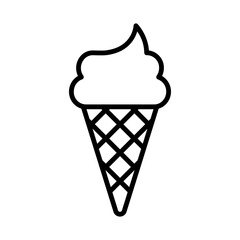 Illustration of Ice Cream Design Icon