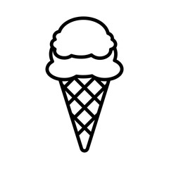 Illustration of Ice Cream Design Icon
