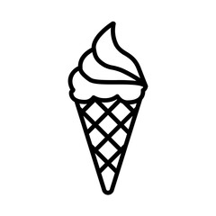 Illustration of Ice Cream Design Icon