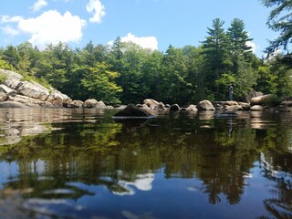 reflection in the water