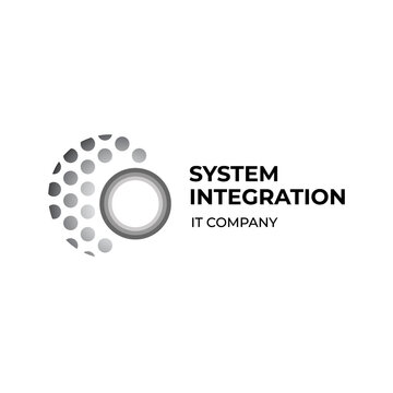 Vector logo of a system integration company