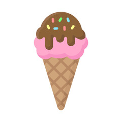 Illustration of Ice Cream Design Icon