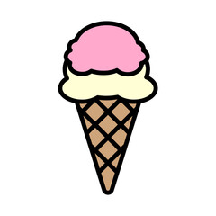 Illustration of Ice Cream Design Icon