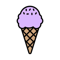 Illustration of Ice Cream Design Icon