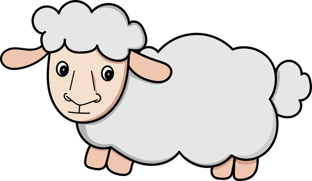 sheep cartoon character