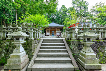 夏の呑山観音寺　福岡県篠栗町　Nomiyamakannonji temple in summer. Fukuoka-ken Sasaguri town.