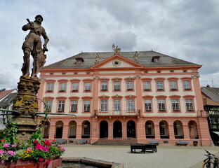 Fototapeta na wymiar das Rathaus von Gengenbach im Kinzigtal