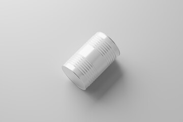 Blank White Metal Drum Barrel 