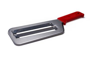 Knife ax for shredding cabbage isolated on white background