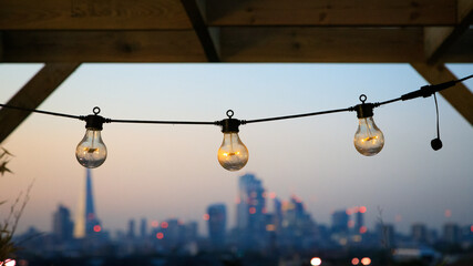 Aussicht auf Skyline London