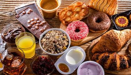 Food products containing a significant amount of sugar