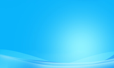 Fototapeta premium Soft light blue background with curve pattern graphics for illustration