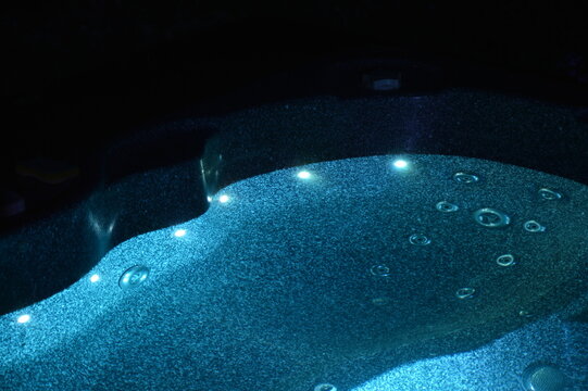 Spa At Night, Hot Tub At Night