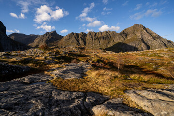 Fototapeta na wymiar Landschaft Lofoten