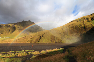 Fototapeta premium Skógafoss - one of the biggest waterfalls in Iceland