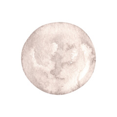 Watercolor Magic moon. High quality illustration