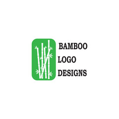 Bamboo logo vector icon