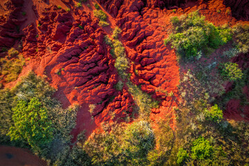 Red Cliffs from above