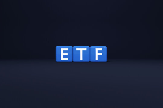 ETF background image - Exchange tarded fund - Finance and stock market, stocks, bonds, fund, future investment and capital grow