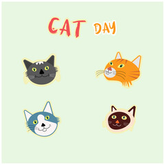 stickers for World Cat Day