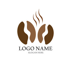 coffee bean icon vector