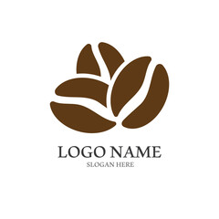 coffee bean icon vector