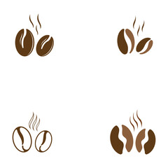 coffee bean icon vector