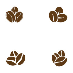 coffee bean icon vector