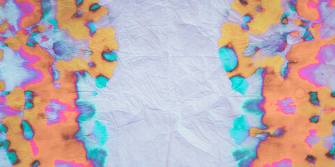Unusual Turquoise Tie Dye. Shibori Designs.