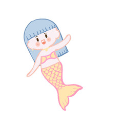 Mermaid girl