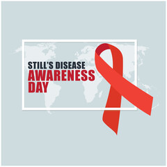 Still’s Disease Awareness Day vektor. desig simple and elegant