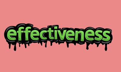 EFFECTIVENESS background writing vector design