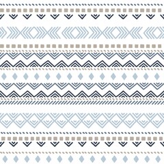 Ethnic vector seamless pattern. Tribal geometric background, boho motif, maya, aztec ornament illustration. mexican textile print texture