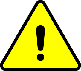 Warning/Caution Sign Icon Vector