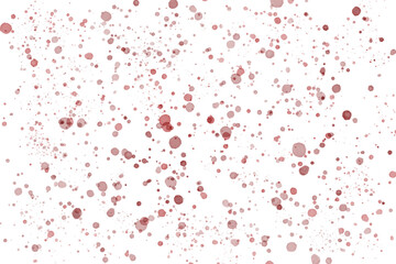 red paint splashes on white pink background graphic 