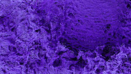 Fototapeta na wymiar Millions of Tiny Purple Particles Filling the screen with many Waves and Swirls on Black