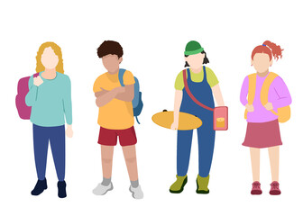 Obraz premium back to school illustration and clipart