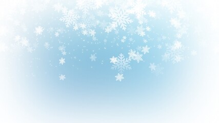 Abstract christmas background with snowflake and light bokeh, wallpaper illustration