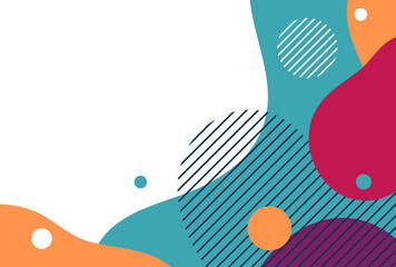 ベクター素材_ウェーブ_カラフル