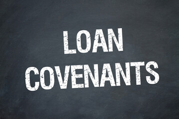 Fototapeta premium Loan covenants