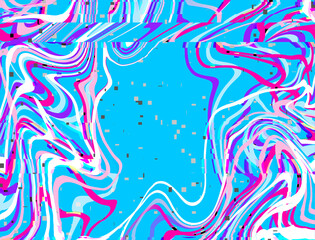 video interference, new retro wave, glitches, abstract background, modern texture, 70-80s style retro background, rainbow background, VHS effect