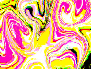 video interference, new retro wave, glitches, abstract background, modern texture, 70-80s style retro background, rainbow background, VHS effect