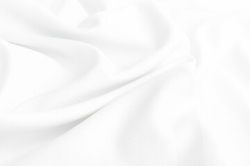 Plakat abstract white fabric background with soft be used as a background