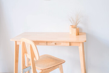 Empty wood table product display template.Business presentation
