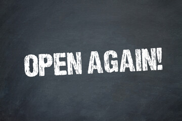 Obraz premium Open again!