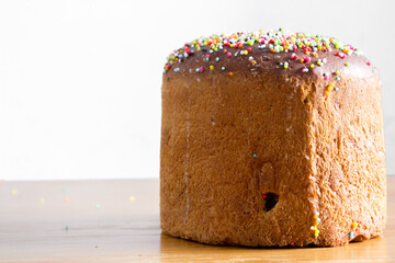 Ukrainian Passover on the table,on the table is baked delicious Ukrainian Passover Easter
