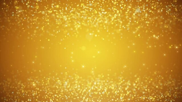 beautiful lemon particles yellow background loop