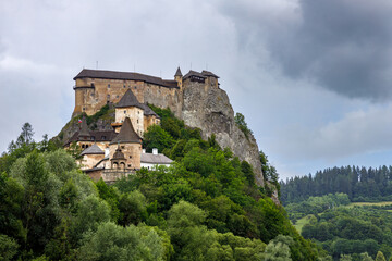 Fototapeta na wymiar The ORAVA CASTLE in Slovakia